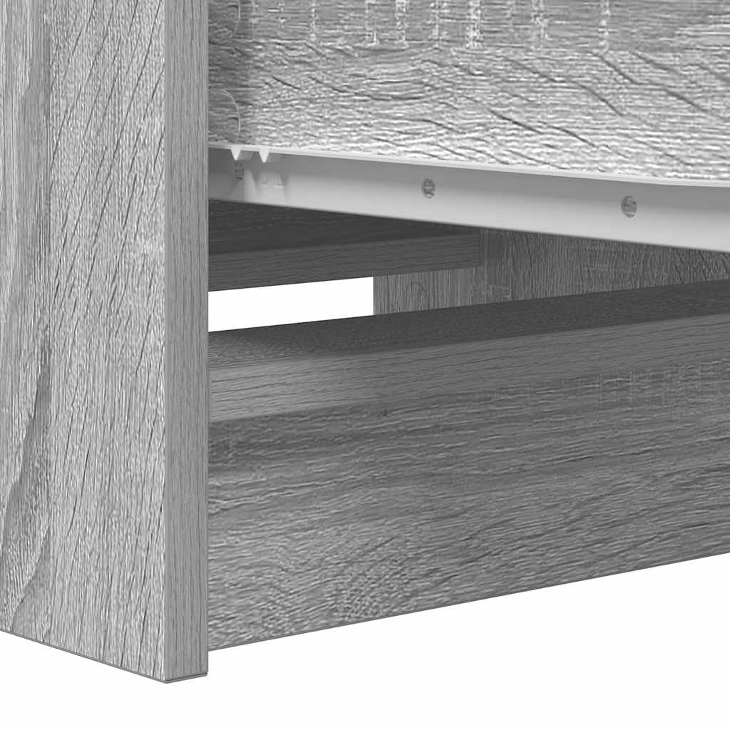 vidaXL Ντουλάπι Γκρι Sonoma 37,5x35x99 εκ. από Επεξεργασμένο Ξύλο