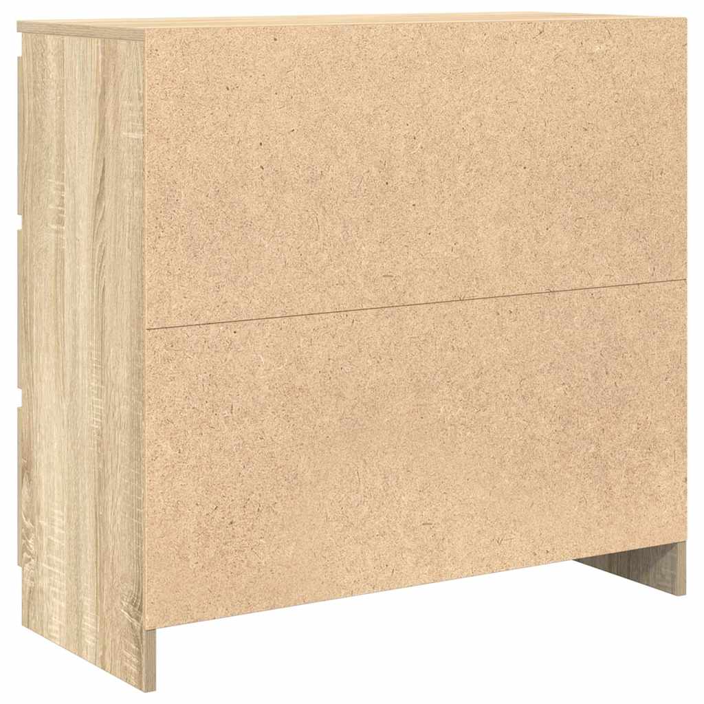 vidaXL Ντουλάπι Sonoma δρυς 80x35x76 εκ. Επεξεργασμένο Ξύλο
