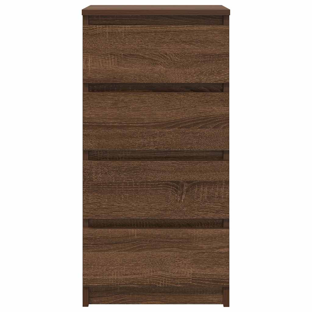 vidaXL Ντουλάπι καφέ δρυς 37,5x35x76 εκ. Κατασκευασμένο ξύλο