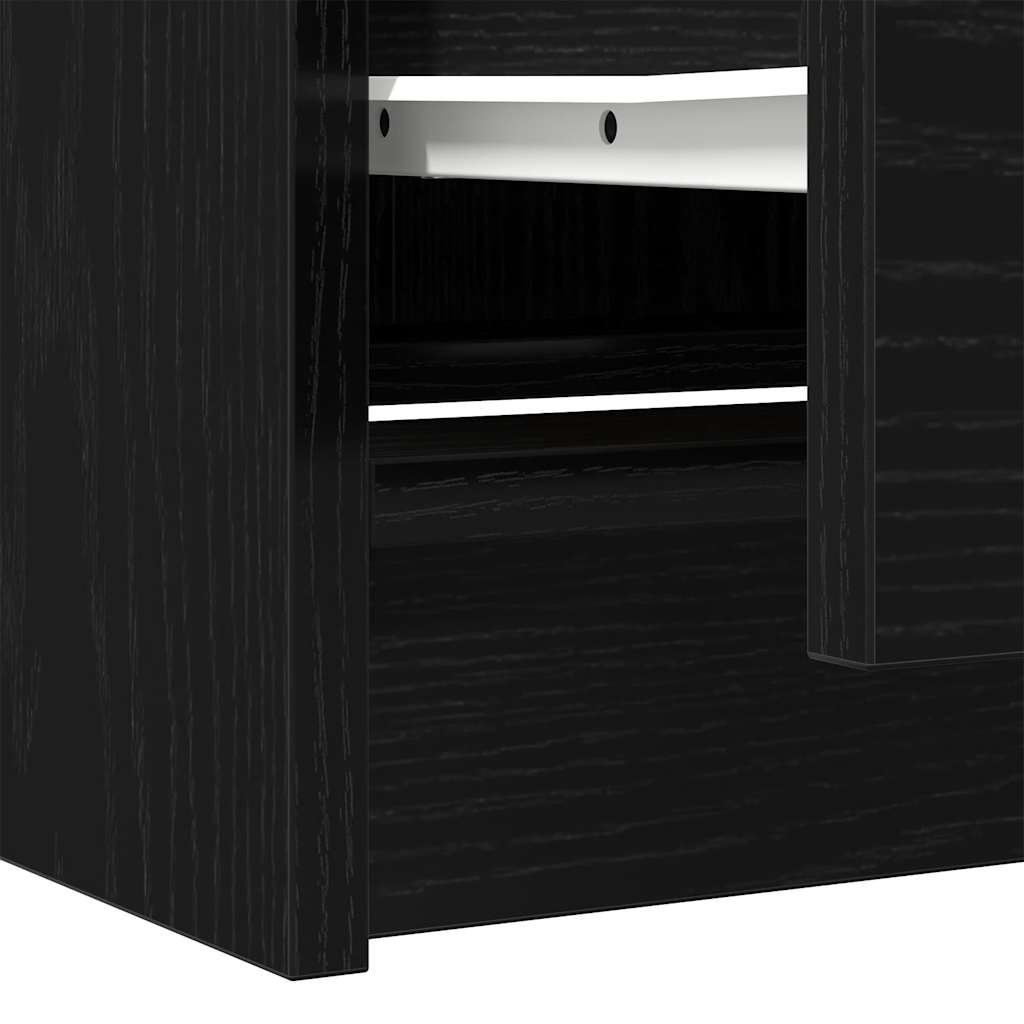 vidaXL Έπιπλο Τηλεόρασης Μαύρο 40x35x54 εκ. από Τεχνητό Ξύλο
