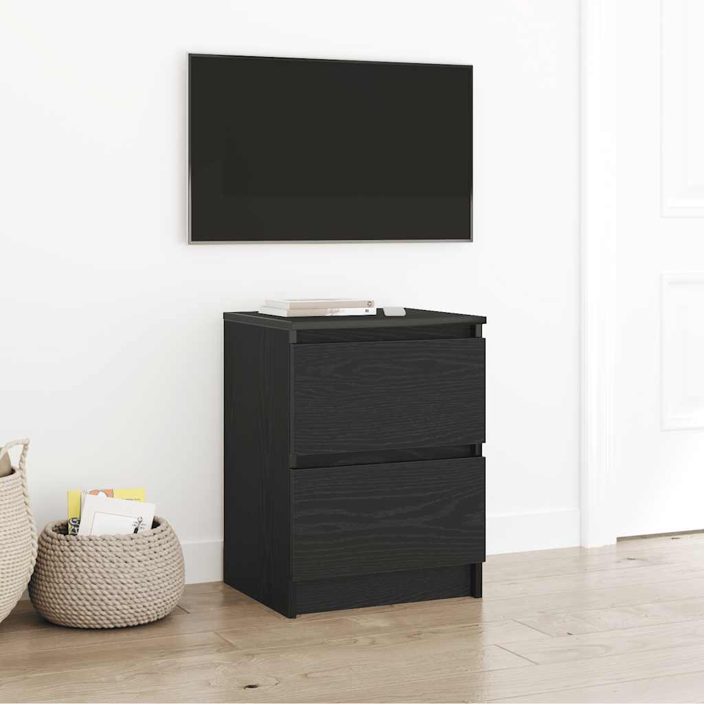 vidaXL Έπιπλο Τηλεόρασης Μαύρο 40x35x54 εκ. από Τεχνητό Ξύλο