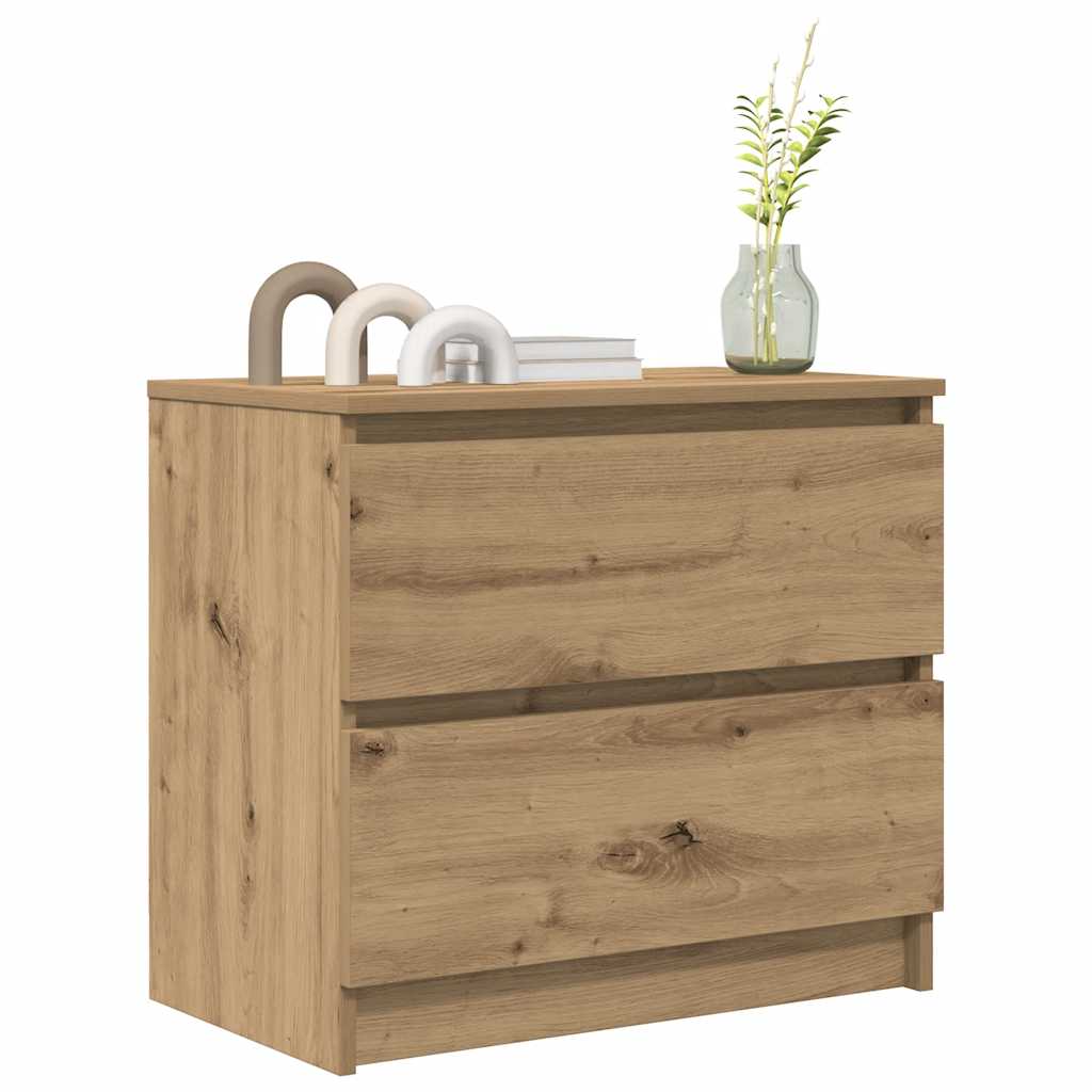 vidaXL Έπιπλο Τηλεόρασης Αρτισιανή Δρυς 60x35x54 εκ από Επεξεργ. Ξύλο