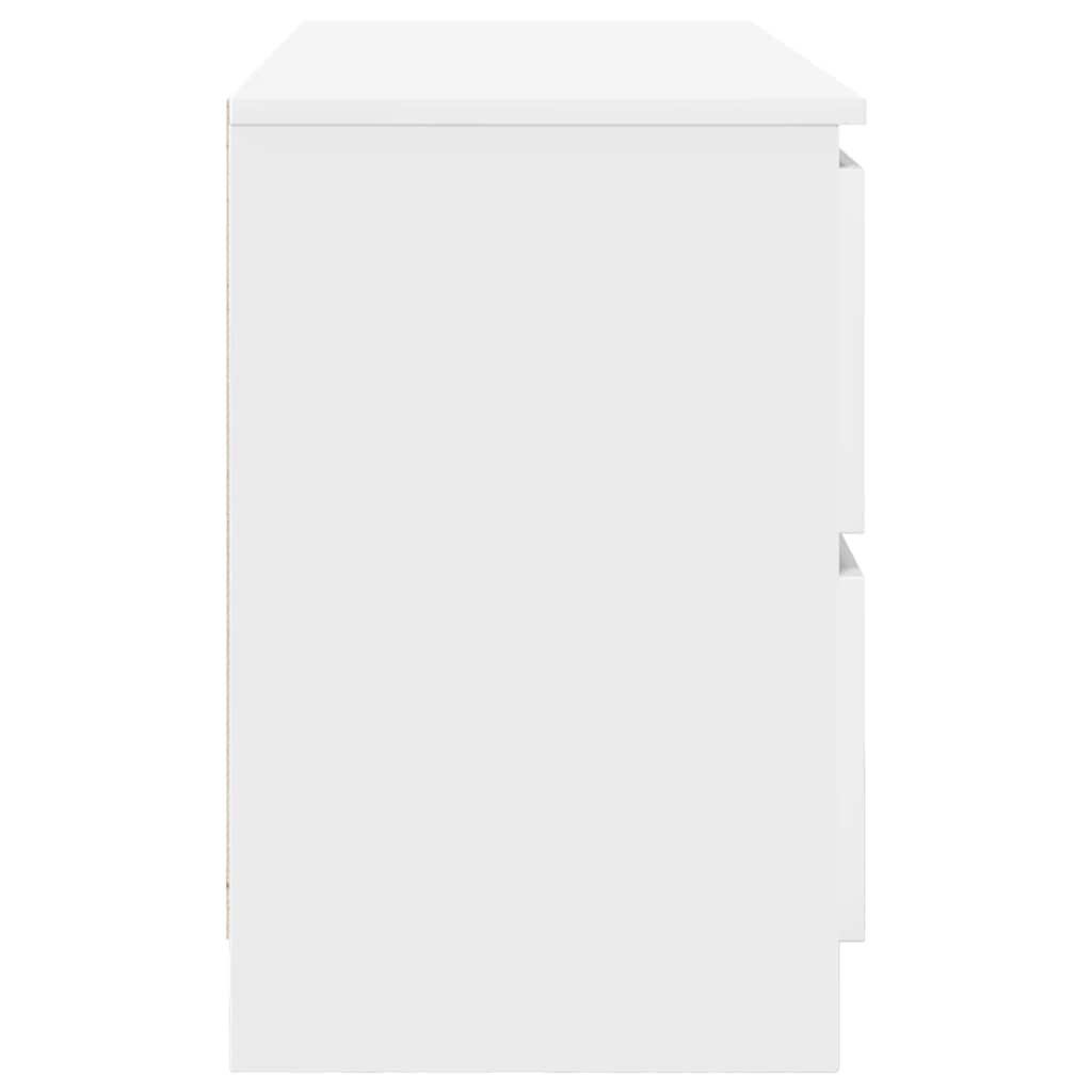 vidaXL Έπιπλο Τηλεόρασης Λευκό 100x35x54 εκ. Επεξεργασμένο Ξύλο