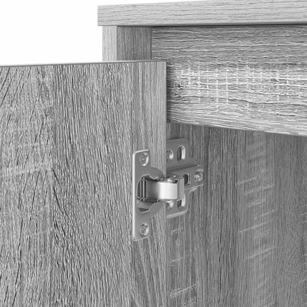 vidaXL Γραφείο Γκρι Sonoma 120x42x76 εκ. από Επεξεργασμένο Ξύλο