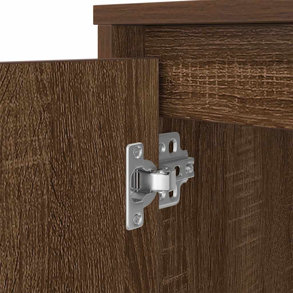 vidaXL Γραφείο Καφέ Δρυς 120x42x76 εκ. από Επεξεργασμένο Ξύλο