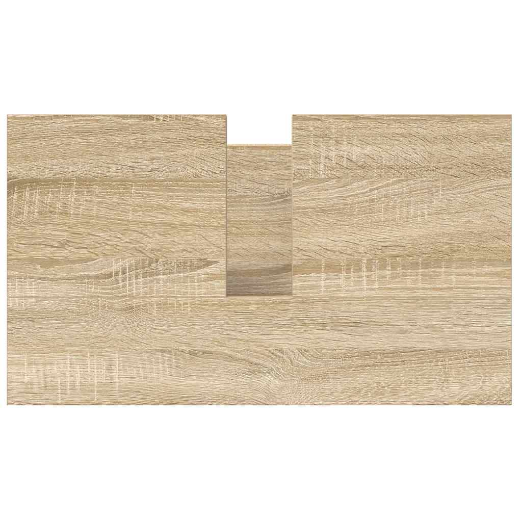 vidaXL Ντουλάπι νιπτήρα μπάνιου με συρτάρια Sonoma Δρυς 60x34,5x60 εκ.