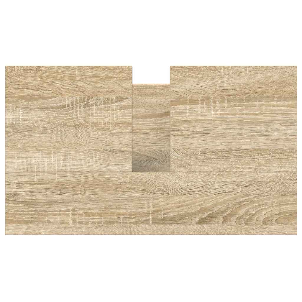 vidaXL Ντουλάπι Νιπτήρα Μπάνιου Sonoma Δρυς 60x34,5x60 εκ.
