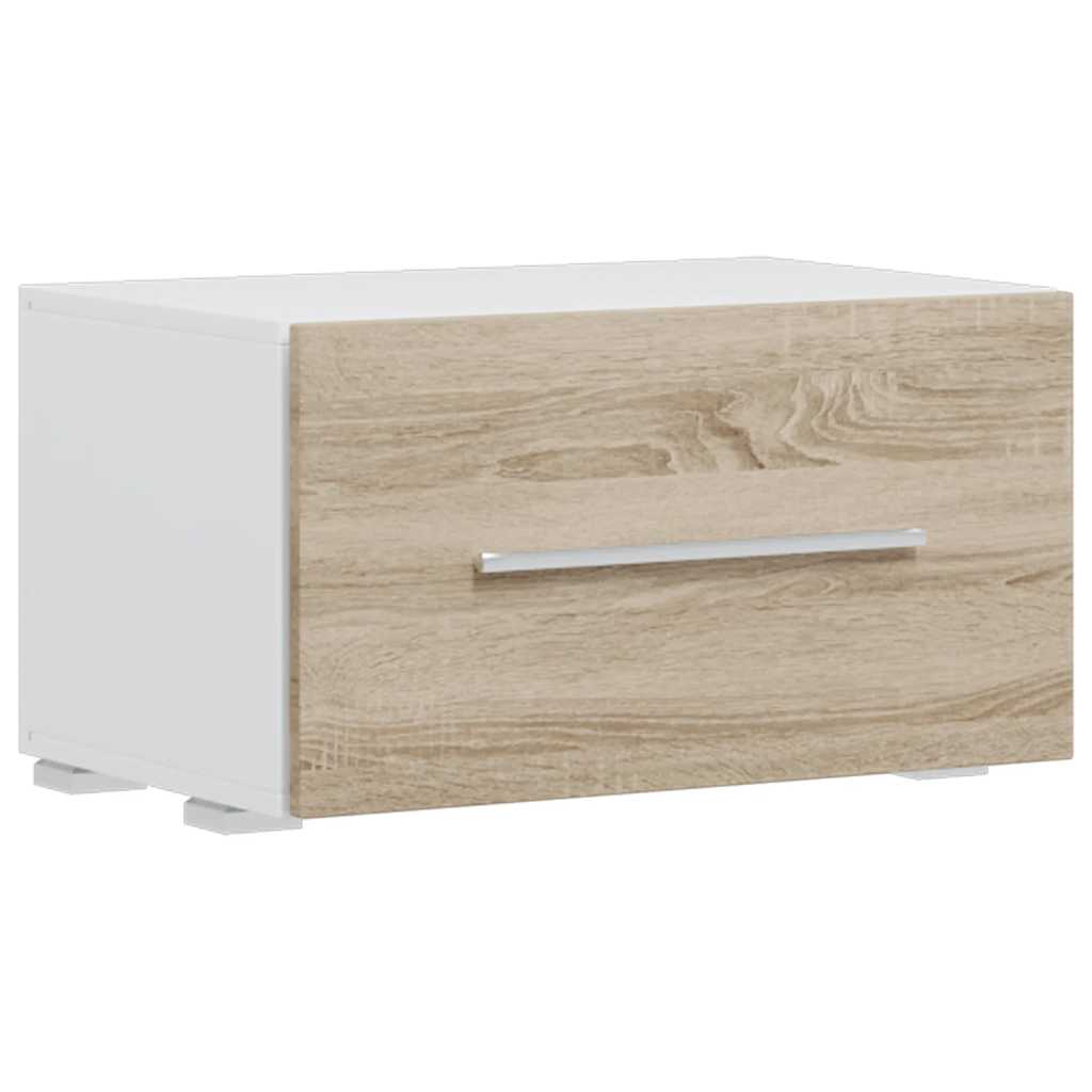 vidaXL Μονάδες τηλεόρασης 5 τεμαχίων με φωτισμό LED Δρυς sonoma