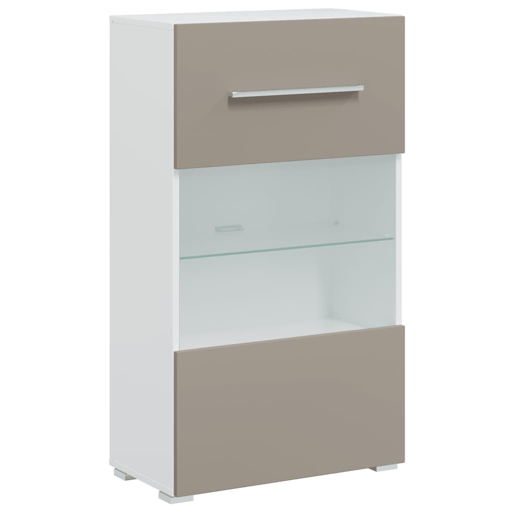 vidaXL Μονάδες τηλεόρασης 5 τεμαχίων με φωτισμό LED Στόουν Γκρέι