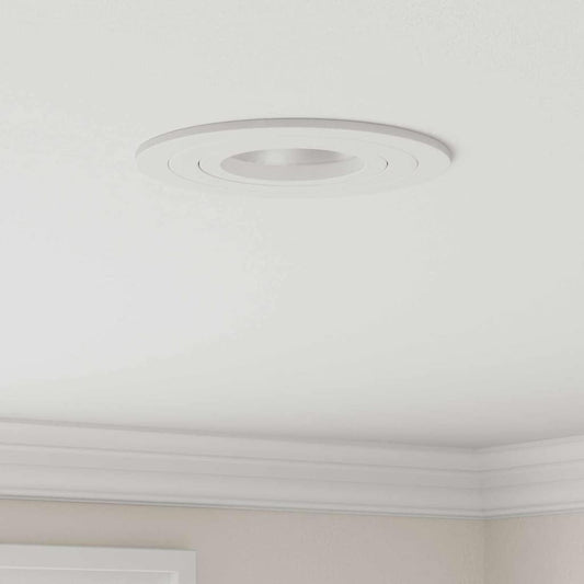 vidaXL Spotlights με προβολείς 12 pcs Λευκό 9 x 9 x cm Αλουμίνιο