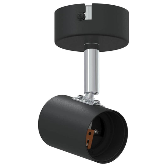 vidaXL Σποτ οροφής Μαύρο 6.5 x 6 x 11.5 εκ Ατσάλι