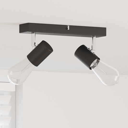 vidaXL Σποτ οροφής Μαύρο 26 x 6.5 x 11.5 εκ Ατσάλι