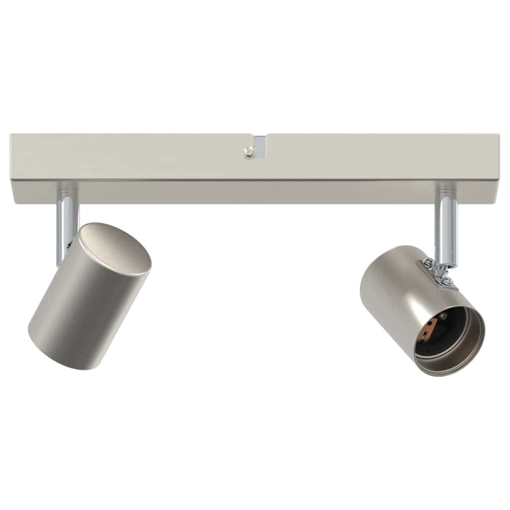 vidaXL Σποτ οροφής Βουρτσισμένο νικέλιο 26 x 6.5 x 11.5 εκ Ατσάλι