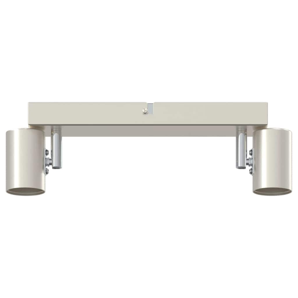 vidaXL Σποτ οροφής Βουρτσισμένο νικέλιο 26 x 6.5 x 11.5 εκ Ατσάλι