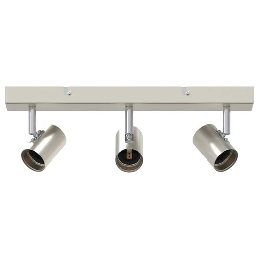 vidaXL Σποτ οροφής Βουρτσισμένο νικέλιο 38 x 6.5 x 11.5 εκ Ατσάλι