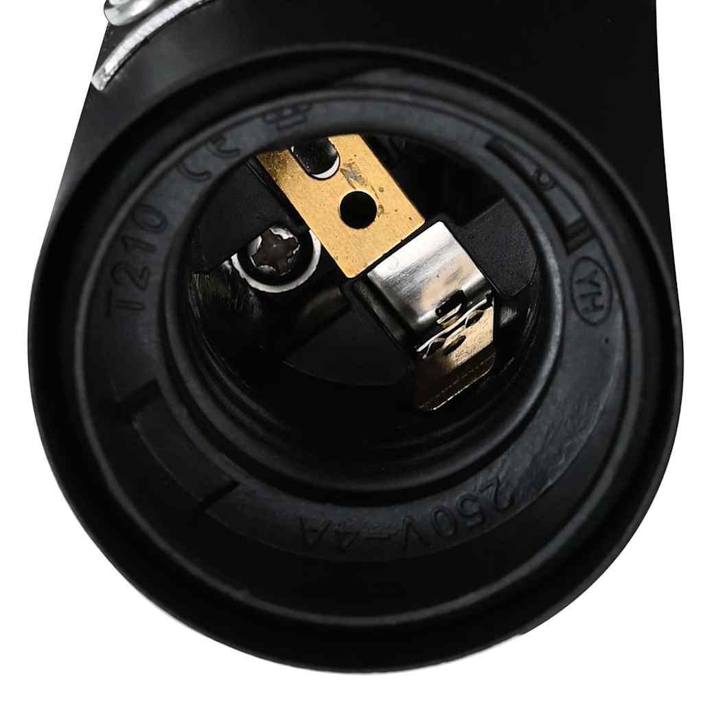 vidaXL Σποτ οροφής Μαύρο 26.5 x 26 x 11.5 εκ Ατσάλι