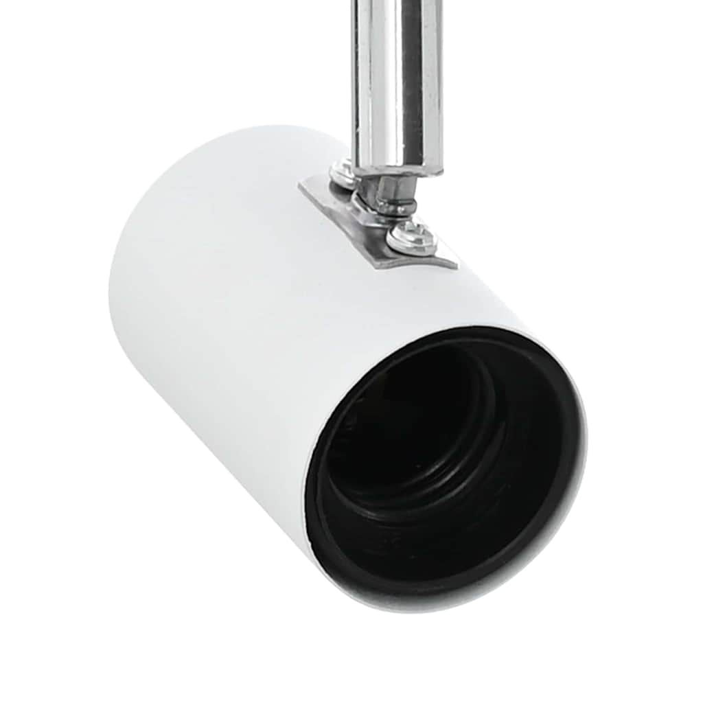 vidaXL Προβολέας οροφής 6 Way Adjustable Λευκό E27