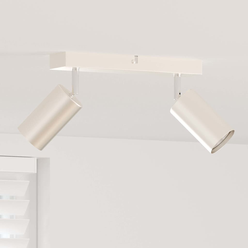 vidaXL Σποτ οροφής Βουρτσισμένο νικέλιο 26 x 5.5 x 16.5 εκ Ατσάλι