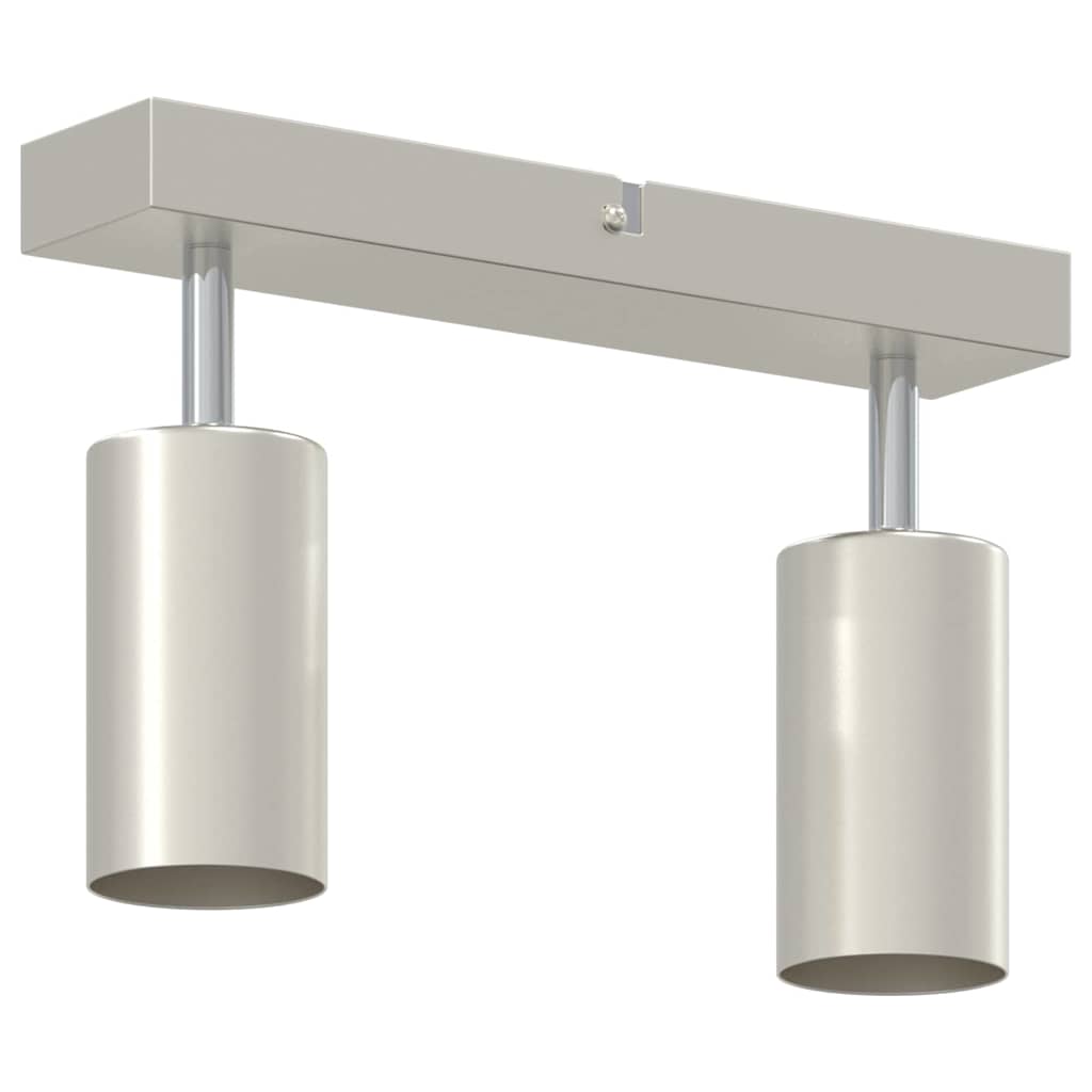 vidaXL Σποτ οροφής Βουρτσισμένο νικέλιο 26 x 5.5 x 16.5 εκ Ατσάλι