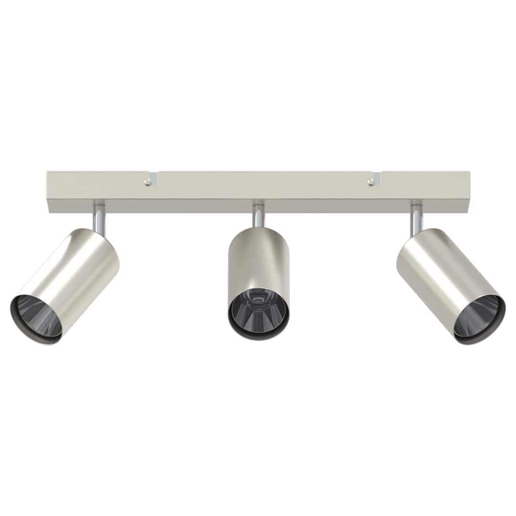 vidaXL Σποτ οροφής Βουρτσισμένο Νίκελ 38 x 5.5 x 16.5 εκ Ατσάλι