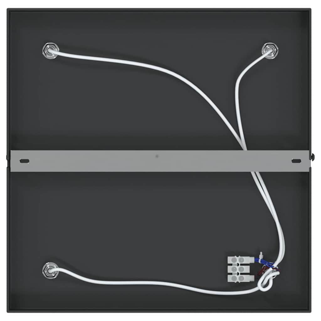 vidaXL Σποτ οροφής Μαύρο 26 x 26 x 16.5 εκ Ατσάλι