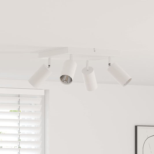 vidaXL Σποτ οροφής Λευκό 26 x 26 x 16.5 εκ Ατσάλι