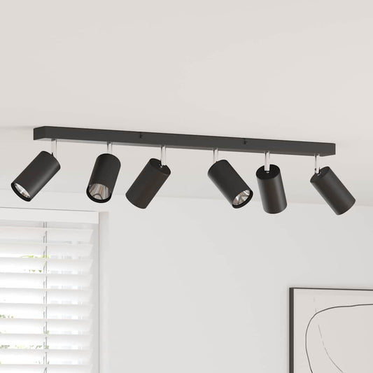 vidaXL Σποτ οροφής Μαύρο 73 x 5.5 x 16.5 εκ Ατσάλι