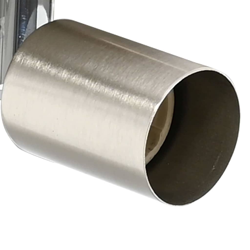 vidaXL Σποτ οροφής Βουρτσισμένο Νίκελ 12 x 8 εκ Ατσάλι