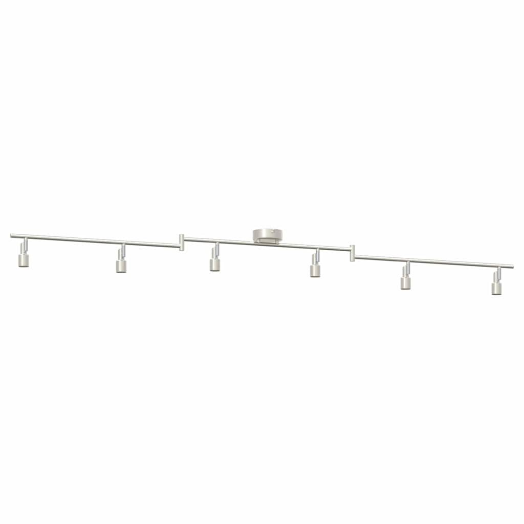 vidaXL Σποτ οροφής Βουρτσισμένο Νίκελ 176.5 x 9.5 x 14 εκ Ατσάλι