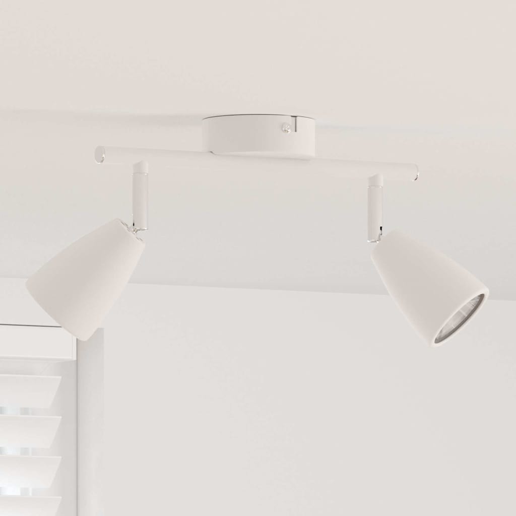 vidaXL Σποτ οροφής Λευκό 25.5 x 8 x 15.5 εκ. Ατσάλι