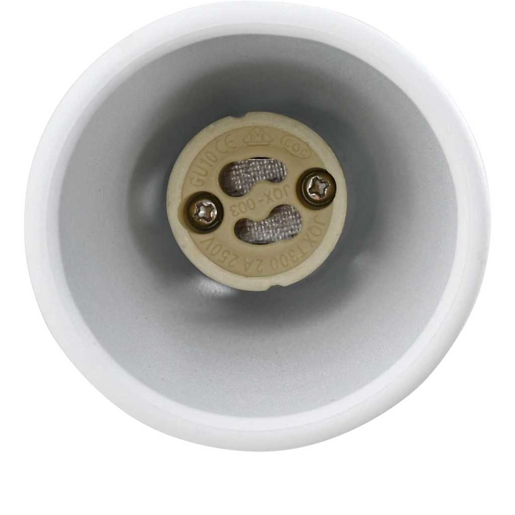vidaXL Σποτ οροφής με προβολείς Λευκό 19 x 19 x 14,5 εκ. Μέταλλο