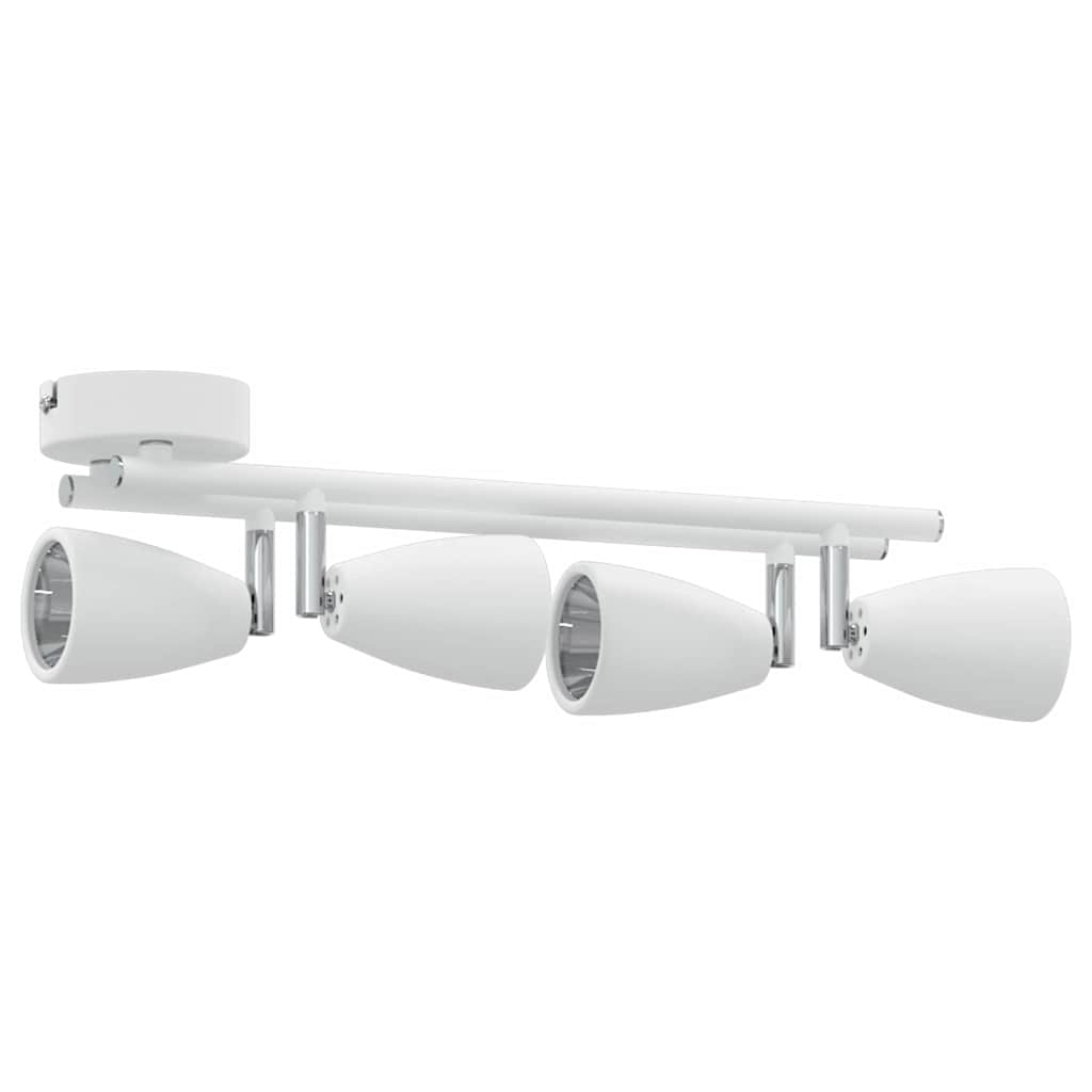vidaXL Σποτ οροφής Λευκό 69.5 x 12.5 x 10.5 εκ. Ατσάλι