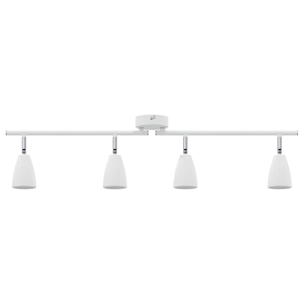 vidaXL Σποτ οροφής Λευκό 69.5 x 12.5 x 10.5 εκ. Ατσάλι
