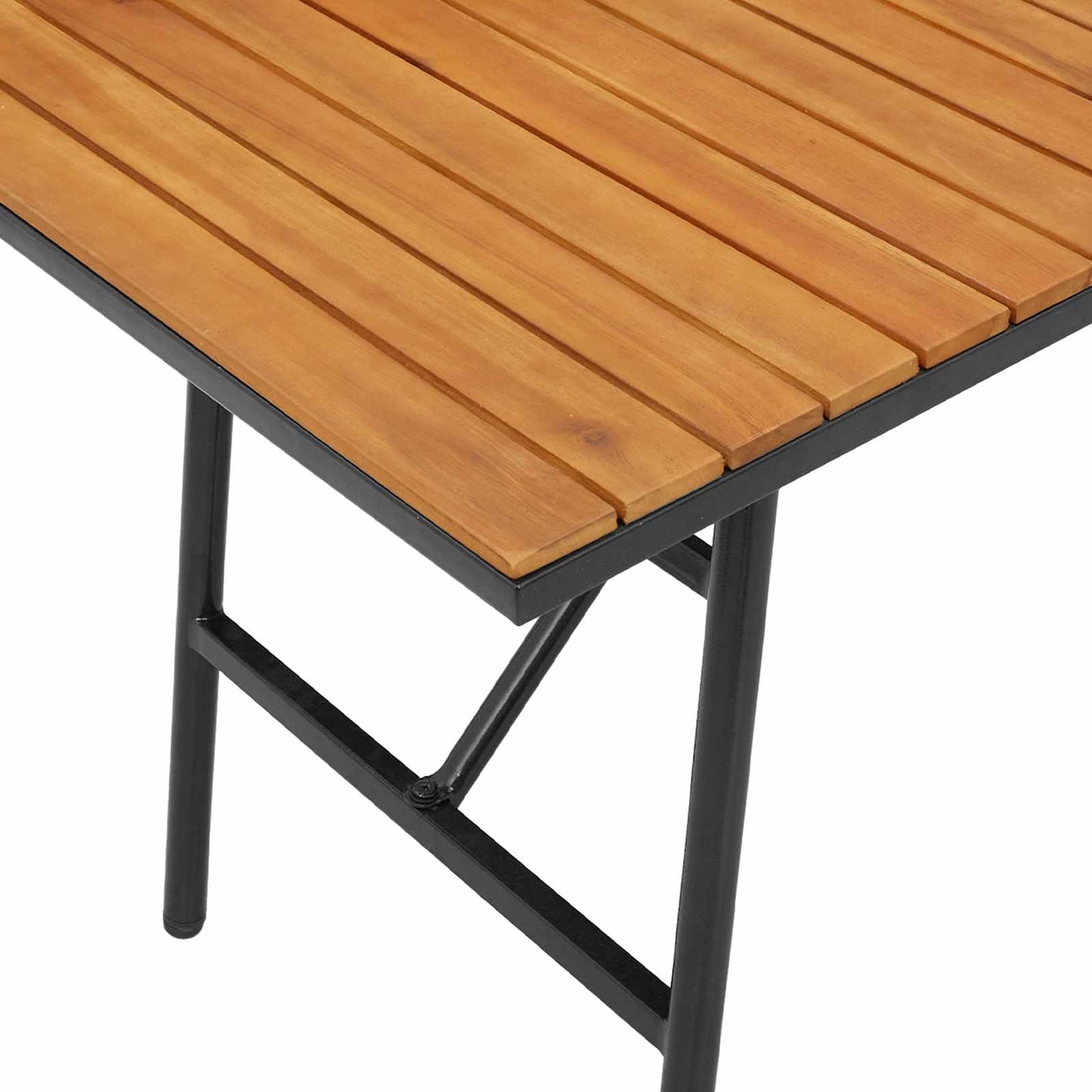 vidaXL Τραπεζαρία Καφέ 110 x 55 x 61,5 εκ. Στερεό Ξύλο Ακακίας