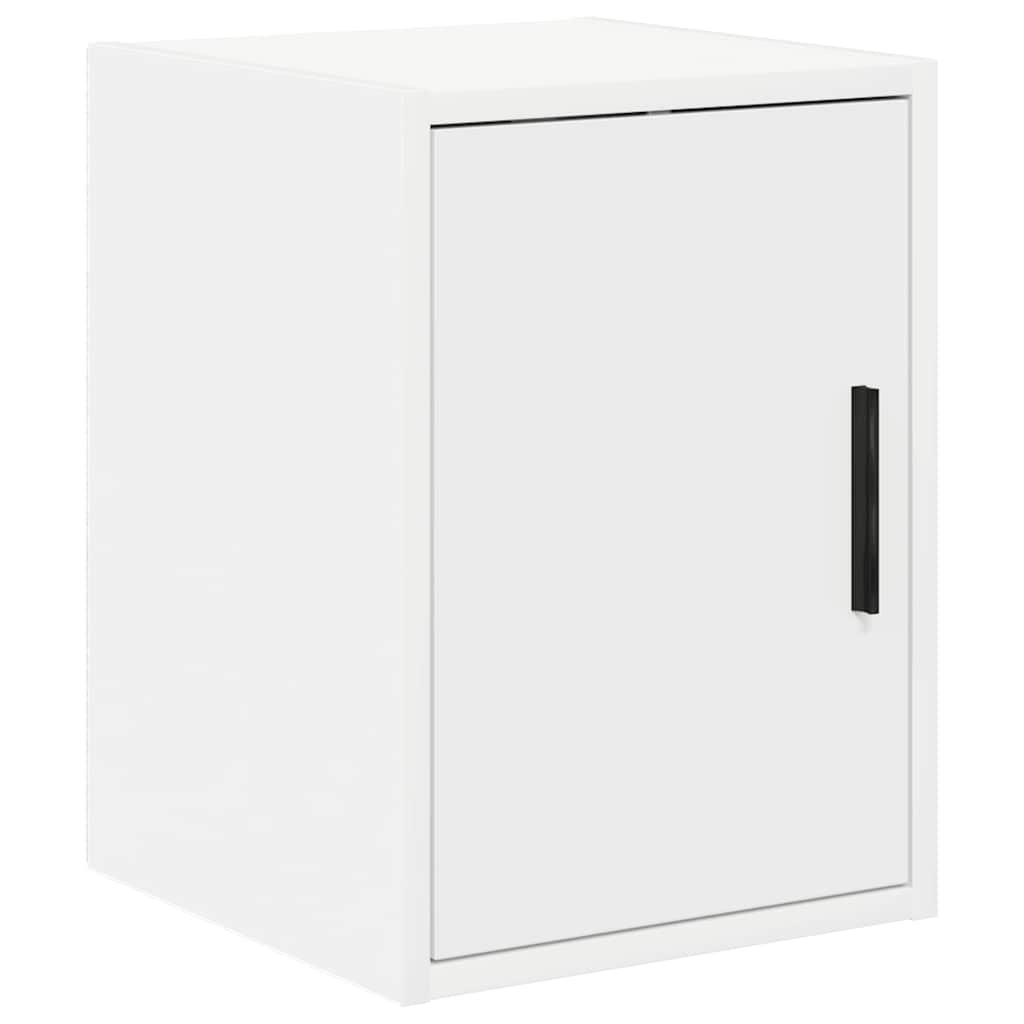 vidaXL ντουλάπια γκαράζ 2 τεμ. Λευκά από Επεξεργασμένο Ξύλο