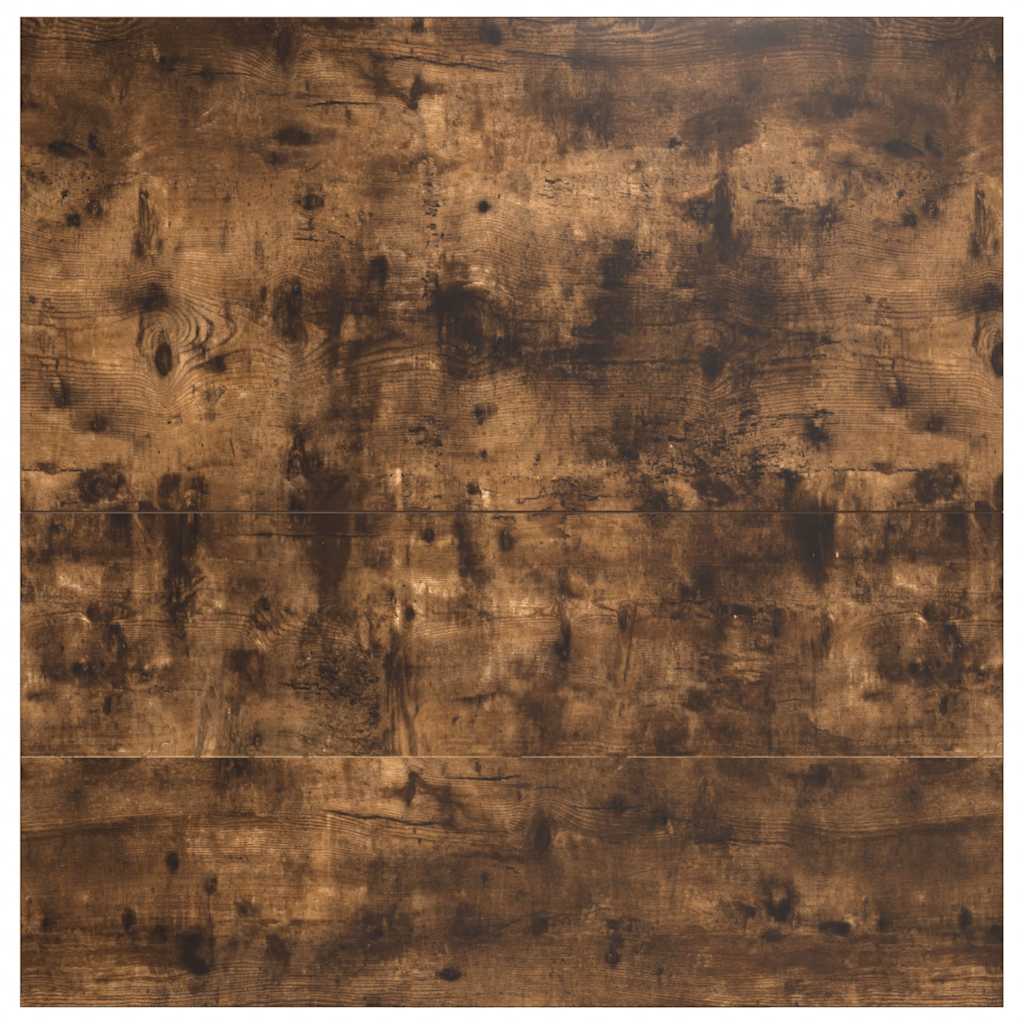 vidaXL Τραπεζάκι σαλονιού με συρτάρια Καπνιστή Δρυς 100x100x40 εκ.