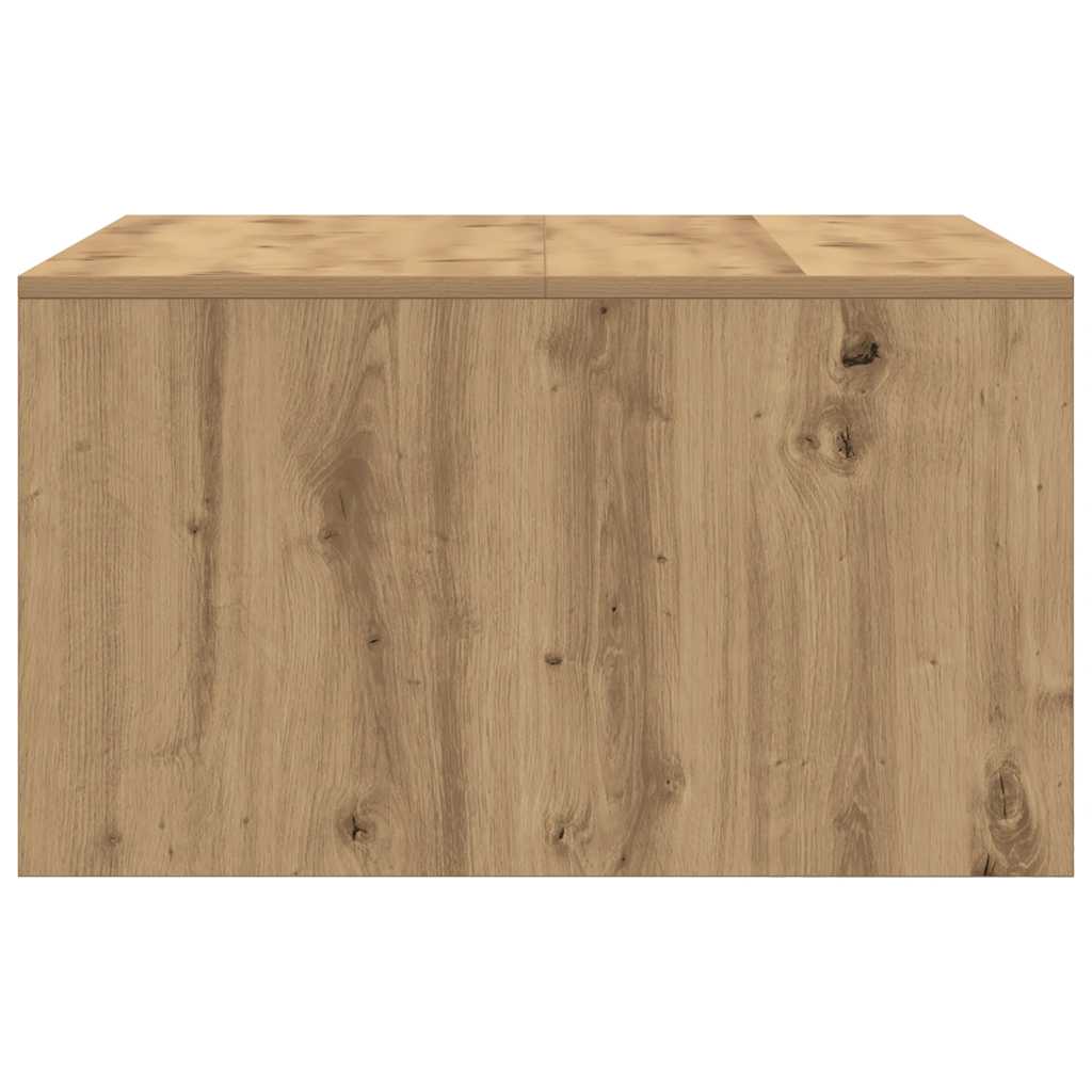 vidaXL Τραπεζάκι σαλονιού με συρτάρια Αρτισιανή Δρυς 70,5x70x40 εκ.