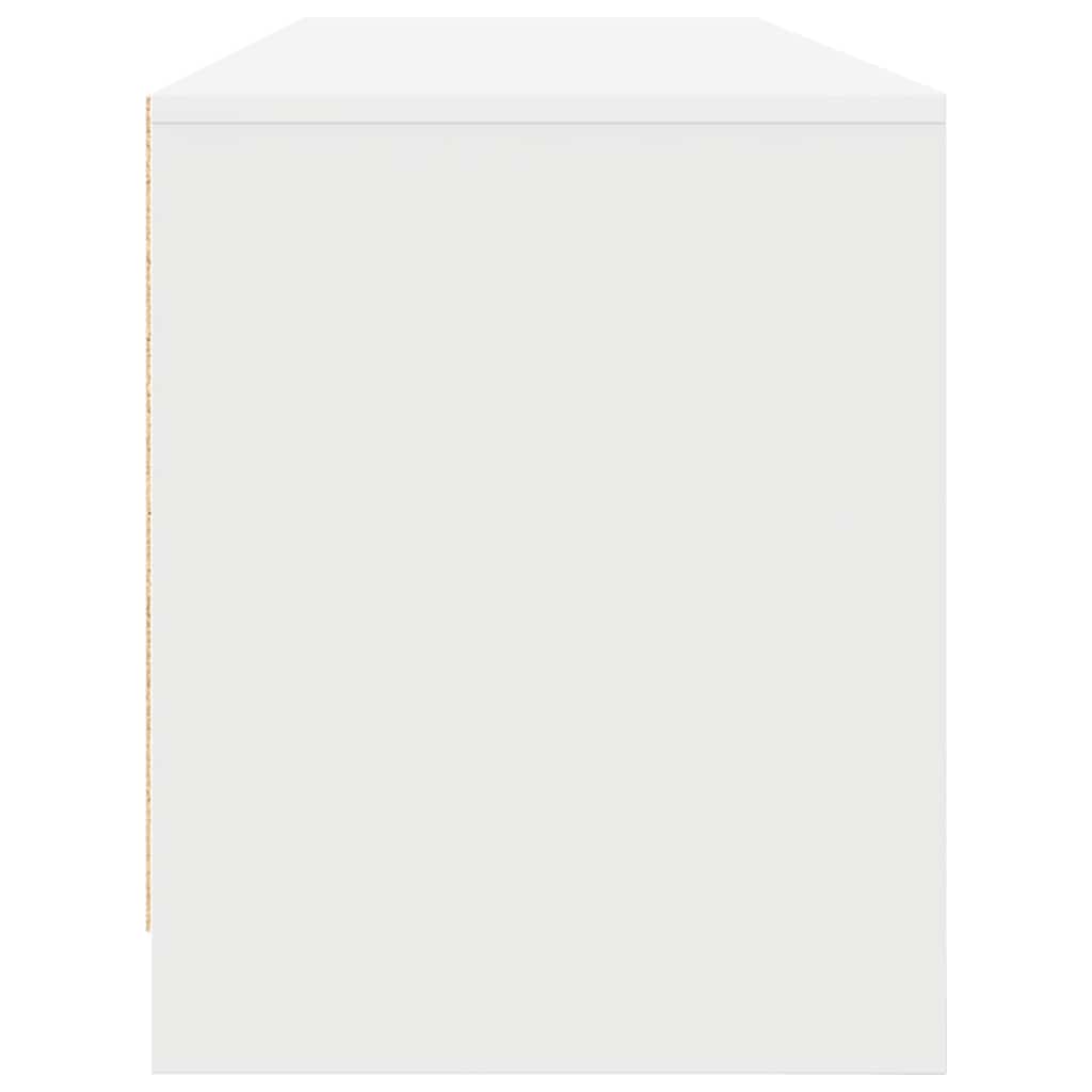 vidaXL Έπιπλο Τηλεόρασης Λευκό 188,5 x 41 x 50 εκ. από Τεχνητό Ξύλο