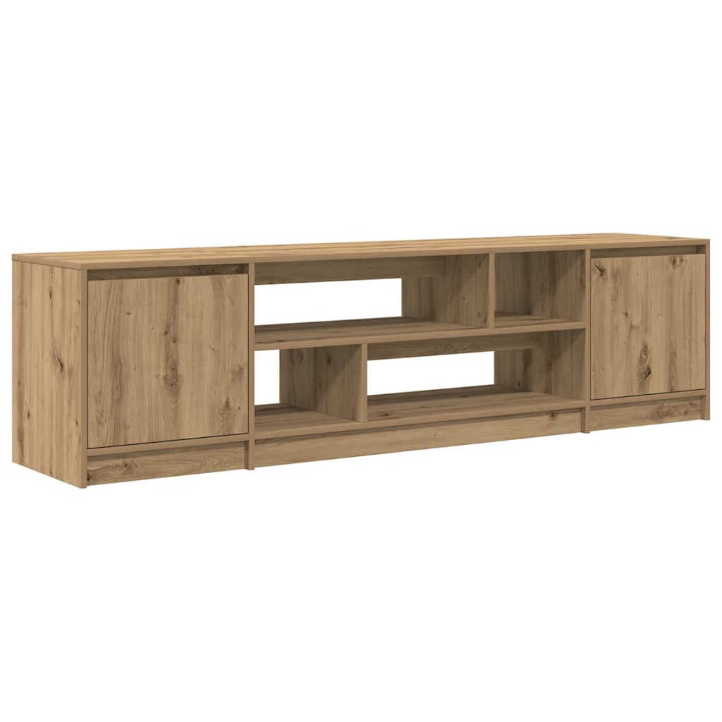 vidaXL Έπιπλο Τηλεόρασης Δρυς τεχνίτης 188,5x41x50 εκ. Επεξ. Ξύλο