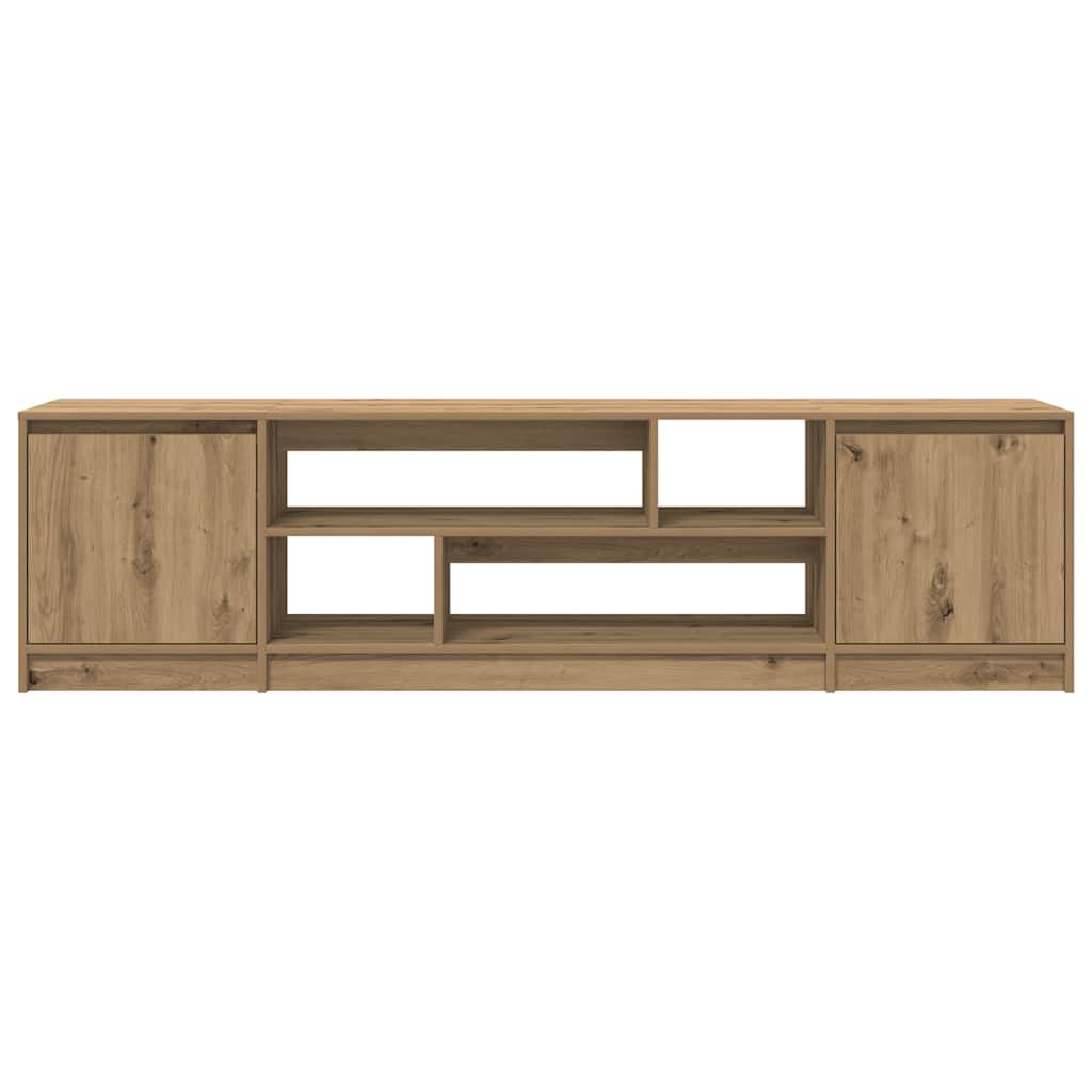 vidaXL Έπιπλο Τηλεόρασης Δρυς τεχνίτης 188,5x41x50 εκ. Επεξ. Ξύλο
