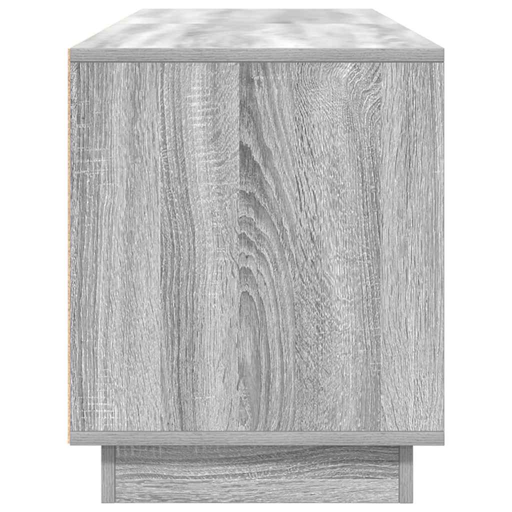 vidaXL Έπιπλο Τηλεόρασης με LED Γκρι Sonoma 160,5x41x50 εκ.