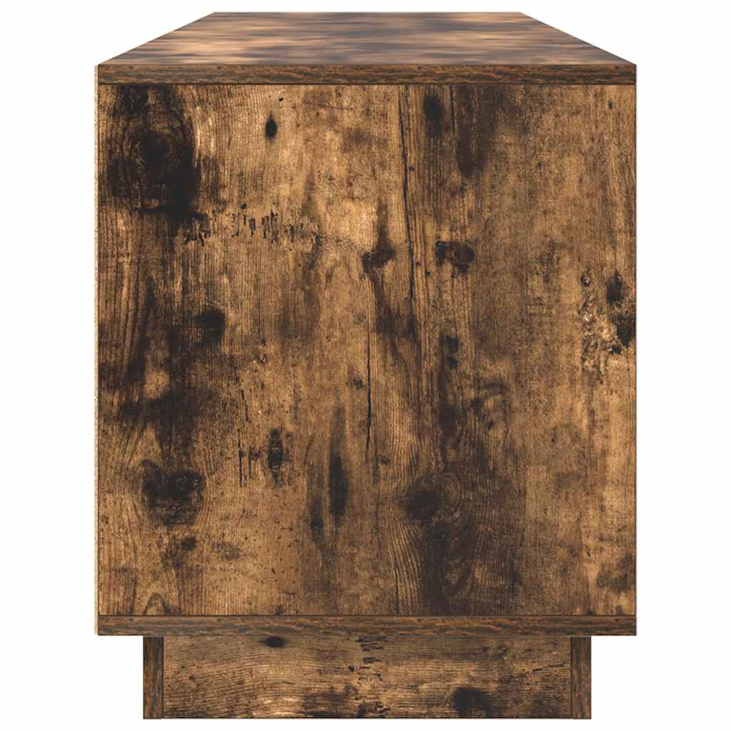 vidaXL Έπιπλο Τηλεόρασης με LED Καπνιστή Δρυς 193,5x41x50 εκ.