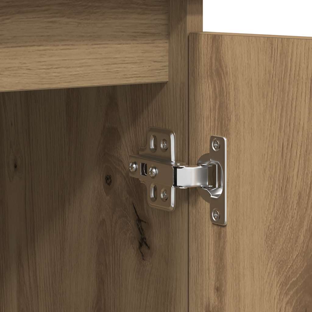 vidaXL Συρταριέρα με Συρτάρια Τεχνίτης Δρυς 100,5x35x76 εκ. Επεξ. Ξύλο