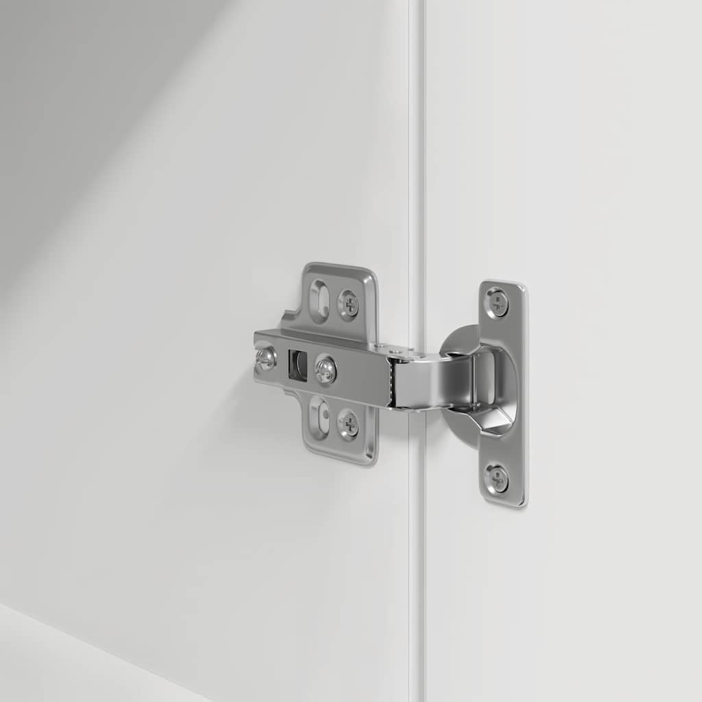 vidaXL Ντουλάπι Λευκό 50x35x180 εκ. από Επεξεργασμένο Ξύλο