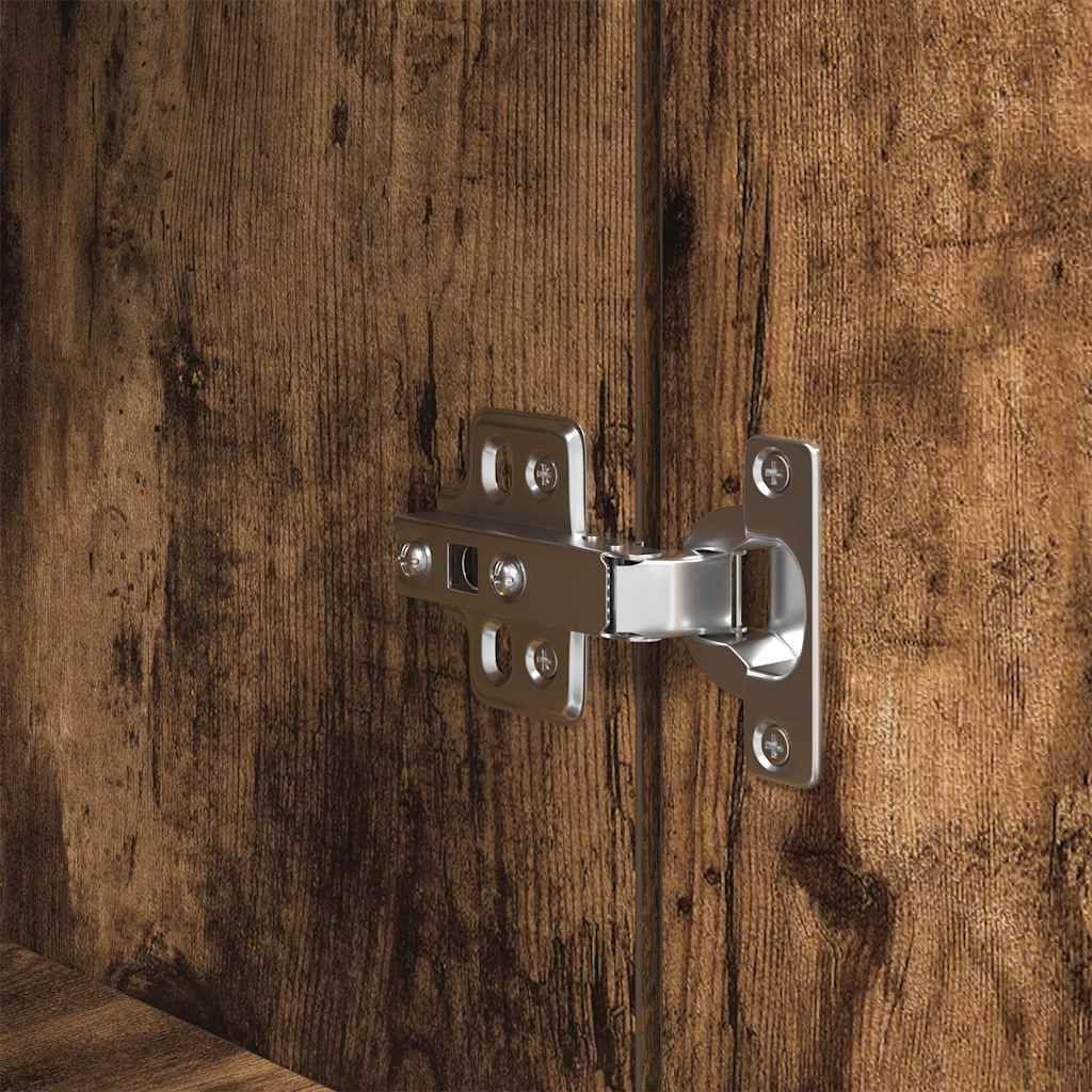 vidaXL Ντουλάπα Καπνιστή δρυς 50x35x180 εκ. από Επεξεργασμένο Ξύλο