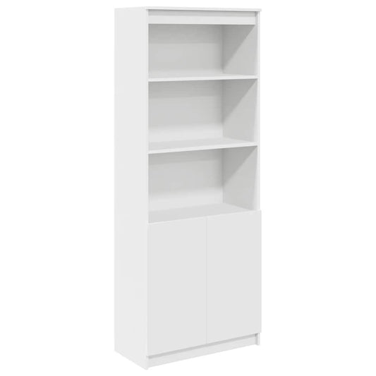 vidaXL Ντουλάπι Λευκό 70x35x180 εκ. από Επεξεργασμένο Ξύλο