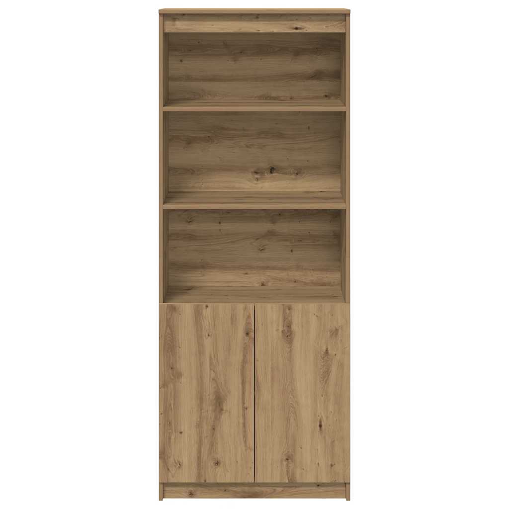 vidaXL Ντουλάπι Αρτισιανή Δρυς 70x35x180 εκ. από Επεξεργασμένο Ξύλο