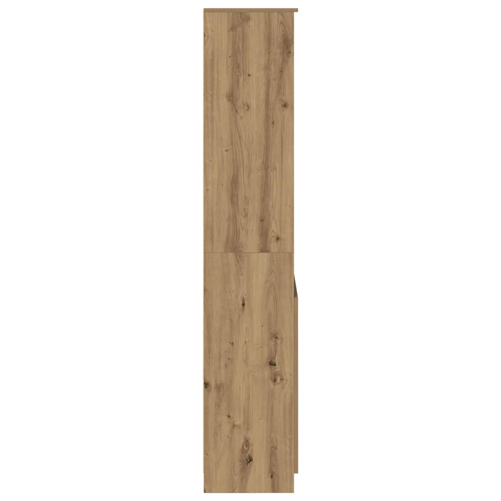 vidaXL Ντουλάπι Αρτισιανή Δρυς 70x35x180 εκ. από Επεξεργασμένο Ξύλο