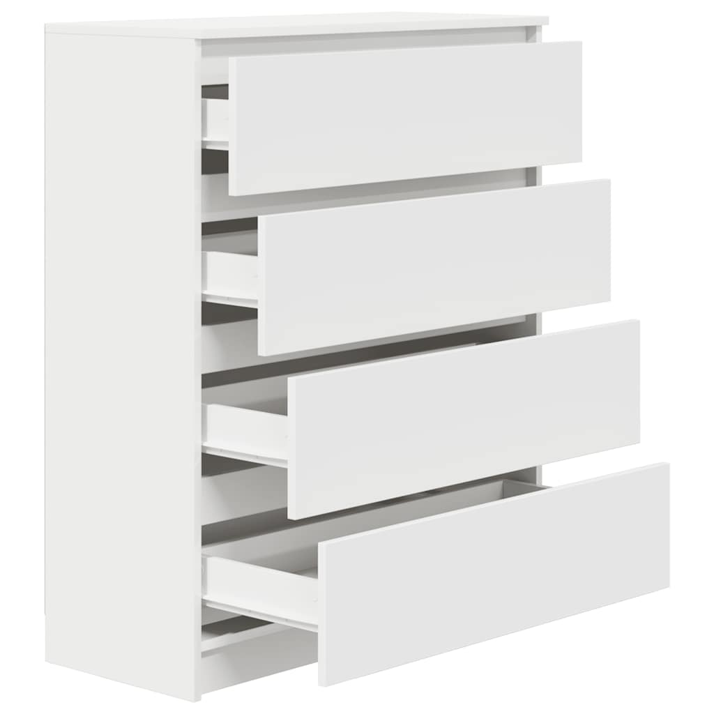 vidaXL Sideboard Λευκό 80x35x99 cm Κατασκευασμένο ξύλο