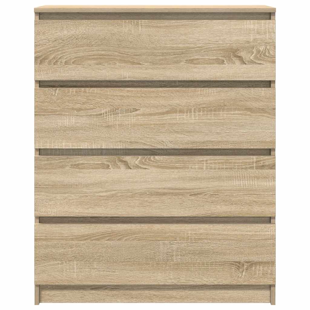 vidaXL Sideboard Sonoma Oak 80x35x99 cm Κατασκευασμένο ξύλο